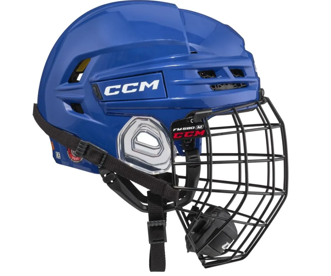 Ccm Hockey Helmet Tacks 720 Combo Royal