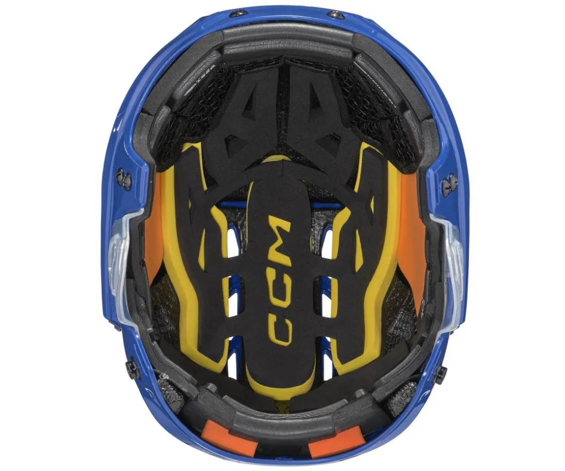 Ccm Hockey Helmet Tacks 720 Combo Royal