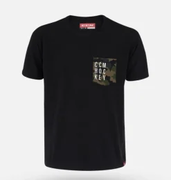 Ccm T-Shirt Camo Pocket Sr