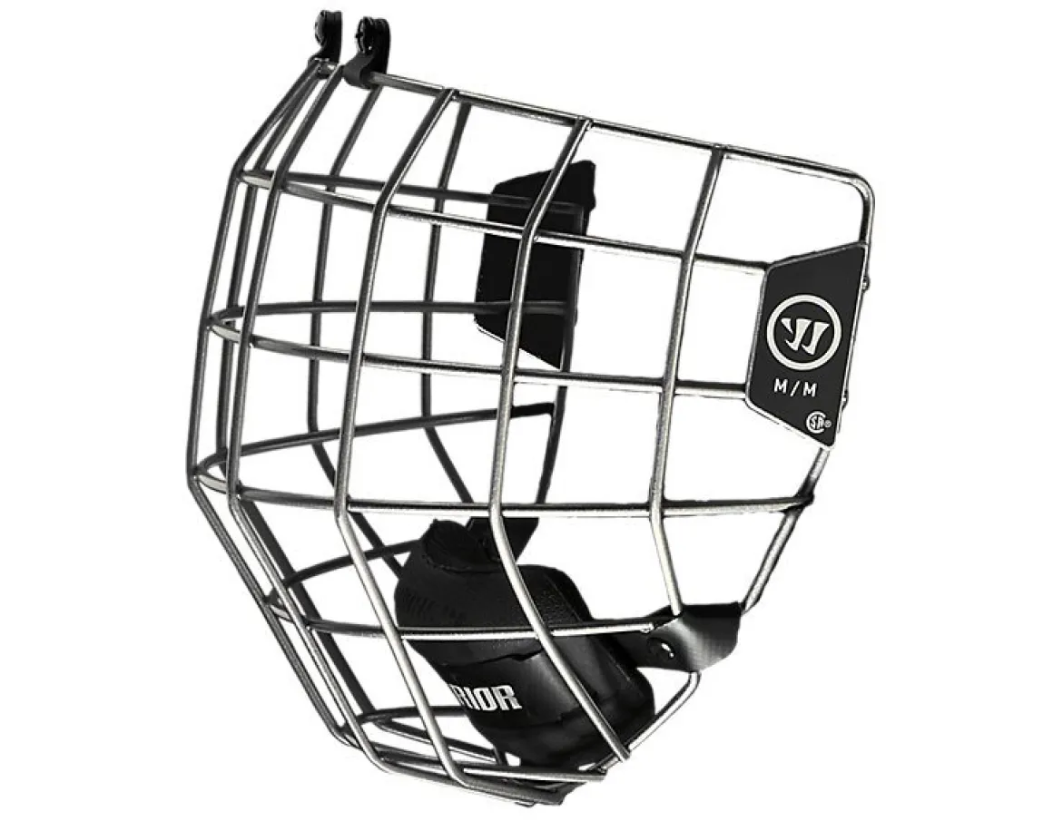 Warrior Alpha One Face Mask Silver
